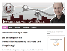 Tablet Screenshot of immobilienbewertung-engel.de